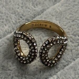 J. Crew Pave Crystal Cocktail Ring (8)